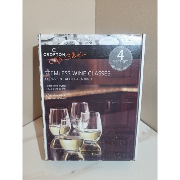 C Crofton 4-piece wine glass set - Picture 1 of 9
